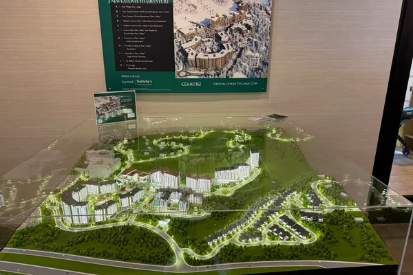 Deer Valley resort scale model — active EB-5 project site